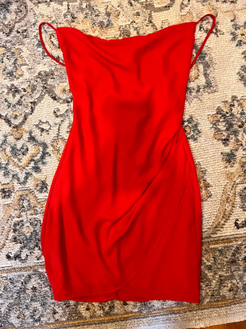 Lucy in the Sky Red Spaghetti Strap Mini Dress